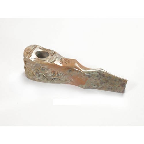 Stone Pipe Carved