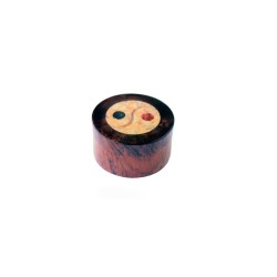 Mini Rosewood Grinder Stone Mix YinYang Carved