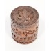 Small Rosewood Double Grinder Pollinator Carved